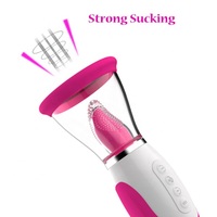 Zungen dildo vibrator Heiz nippel vibrator, Oral lecken Klitoris saugen Vibrator für Frau