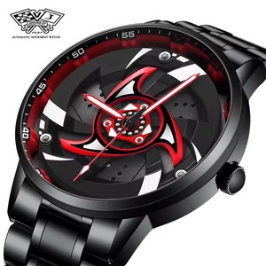Reloj de pulsera de cuarzo para coche deportivo 3D para hombre con esfera de 42mm esfera giratoria creativa que muestra puntero estilo de negocios relojes para hombre - Product Image 1