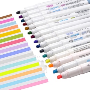 Sh910 Mini Xiên Mẹo <span class=keywords><strong>Highlighter</strong></span> Bút Thiết Lập Mềm Huỳnh Quang Đánh Dấu Cho Văn Phòng Học Tập Trường Ghi Chú Thi Xem Xét - Product Image 2