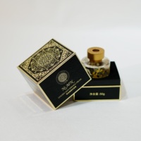 Boîte cadeau personnalisée de luxe en papier couché avec couvercle rabattable, emballage rigide en papier pour parfum avec gaufrage et impression à chaud