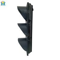 Feu de signalisation routière LED Dingshun 200/300/400mm haute luminosité, alimenté par le réseau électrique, en matériau PC, étanche, de qualité ingénierie