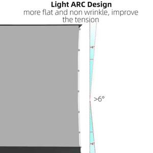 Pantalla de Proyección Motorizada de Suelo HaoMing100 de 120 Pulgadas con Cristal ALR PET para Proyectores Feng <span class=keywords><strong>Mi</strong></span>, Jm GO, XG, <span class=keywords><strong>IMI</strong></span>, UST o de Lente Larga - Product Image 6