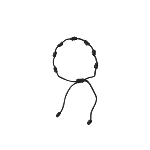 Pulsera Negra de Siete Estrellas con Cordón Ajustable para Mujer, Joyería de Moda - Product Image 2