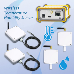 Sensor de temperatura analógico inalámbrico, 4 conjuntos de puertos multipunto inalámbricos para temperatura y humedad - Product Image 1