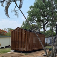 Vente Flash : Maison Conteneur Préfabriquée à Toit en Cloche, Cadre en Acier Galvanisé, Installation Facile, Cabine Modulaire pour Camp de Construction et Urgences