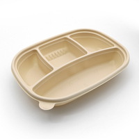 Boîte à déjeuner d'amidon de maïs biodégradable boîte alimentaire d'amidon de maïs jetable conteneur d'amidon de maïs