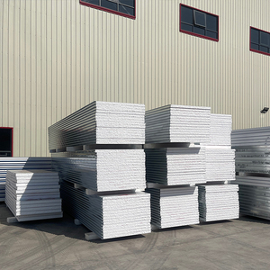 Panneau sandwich en mousse XPS, noyau en polystyrène <span class=keywords><strong>extrudé</strong></span>, panneau mural et de toiture pour une construction économe en énergie - Product Image 2