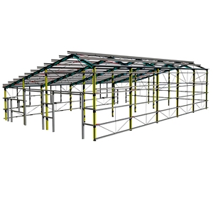 Almacenes y Talleres de Estructura de Acero Ligera de Bajo Costo - Construcción de Garajes Prefabricados Modernos - Product Image 6