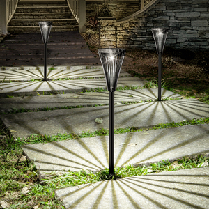 Lámpara Solar Impermeable para Jardín, Iluminación de Paisaje, Moderna y Lujosa, Lámpara de Poste LED, Lámpara de Césped LED para Exteriores - Product Image 3