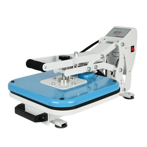 Nueva Prensa Térmica Plana de Alta Presión con Apertura Automática, Magnética, de Empuje y Tracción, USB, Color Azul, Tamaño de Impresión 38x38cm, para Camisetas - Product Image 4