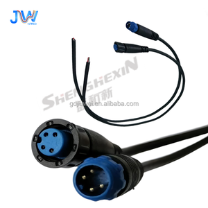 Aanpasbare M8 Waterdichte Man-Vrouw Connector 2-6 Pin Ip67 300V Voor Auto Huishoudelijke Apparaten Machine Gebruik Pvc/Pbt Behuizing - Product Image 1