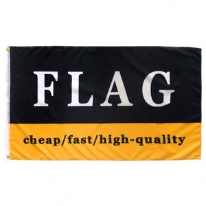 Bandera de Poliéster Personalizada con Asta de Aluminio, 2 Ojales, Fácil Instalación, Impresión por Transferencia Térmica Impermeable, Elige Cualquier Tamaño (3x5, 5x8) - Product Image 1