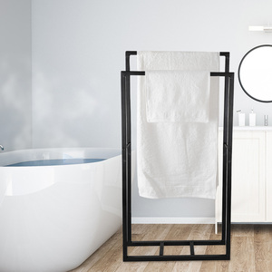 Đa Mục Đích Miễn Phí Đứng Giá Cho Phòng Tắm Và Phòng Giặt ủi Hai <span class=keywords><strong>Tier</strong></span> Kim Loại Tay Khăn Khô Chủ Khăn Giá - Product Image 1