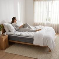 Matelas Orthopédiques 5 Zones en Gros, 12 Pouces, Mousse Gel Ferme, pour Chambre d'Invité, Tailles King, Queen, Twin, Fournisseur Direct en Coton