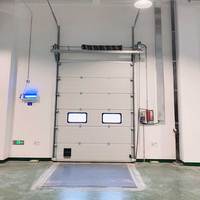 Puerta Seccional Automática de Alta Calidad con Interruptor Suave, Puertas Seccionales Aisladas, Puerta Seccional Industrial Grande con Motor de 0.45kw
