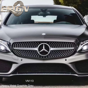 VN113หนักโลหะกราไฟท์สีเทารถไวนิลตัดสติกเกอร์ที่มีคุณภาพสูง - Product Image 5