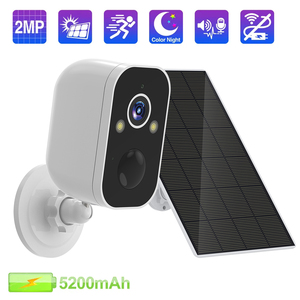 Wistino 5MP ngoài trời 4 gam năng lượng mặt trời Máy ảnh 5200mAh pin hỗ trợ tầm nhìn ban đêm đầy đủ màu sắc năng lượng mặt trời cctv camera - Product Image 2