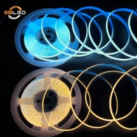 COB LED-Streifenleuchte 12V 24V 528LEDs/M Punktlos CRI90 Frei Zuschneidbar 3000K 4000K 6500K für Schmuckvitrinen, Schränke, Zuhause CE RoHS