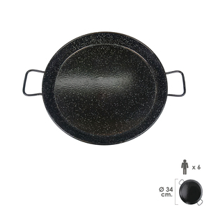 Padella Smaltata Valenciana per 6 Persone/ 34 cm - Product Image 1