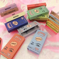 Boîte de cils de vison 3d, 50 pièces, contenant personnalisé, emballage avec logo, vente en gros
