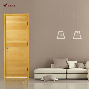 Moderne de haute Qualité Chêne Rouge Placage De <span class=keywords><strong>Bois</strong></span> Naturel Affleurant Porte Coupe-Feu Design à Bon Prix - Product Image 4