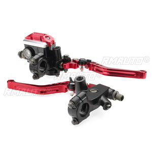 Leviers de maître-cylindre de moto 22 cm 7/8, pompe de frein hydraulique, poignées d'embrayage, levier de guidon, ensemble de réservoir pour HONDA pour Yamaha - Product Image 5