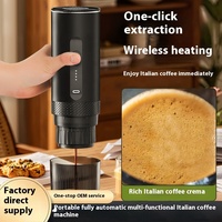 Machine à café italienne portable électrique USB PANCERKA 80ML, pour voyage en plein air, capsules d'expresso