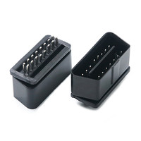 SETOCONT ST-SOM-012A Qualité OEM SAE J1962 Angle Droit 16 Broches Mâle OBD Connecteur PCB Soudé OBD2 Connecteur