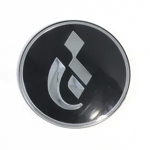 Body Decorations Accessories Customized Acrylic Logo Nameplate Badge Car Trunk Hood Item Round CheapAcrylic Label