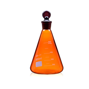 Frasco de Vidrio Borosilicato Degao de 100-1000 ml con Tapón para Titulación Iodométrica y Experimentos Sensibles a la Luz - Product Image 6