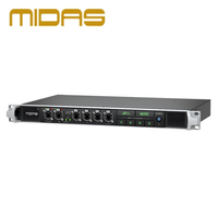Système de monitoring personnel MIDAS HUB4 48 canaux avec AES50 StageConnect PoE 4 sorties XLR/TRS pour mélangeurs personnels DP48