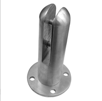 Nouveau design - Spigots en acier inoxydable 2205 pour clôture de piscine avec verre trempé de 12 mm (1/2 pouce)