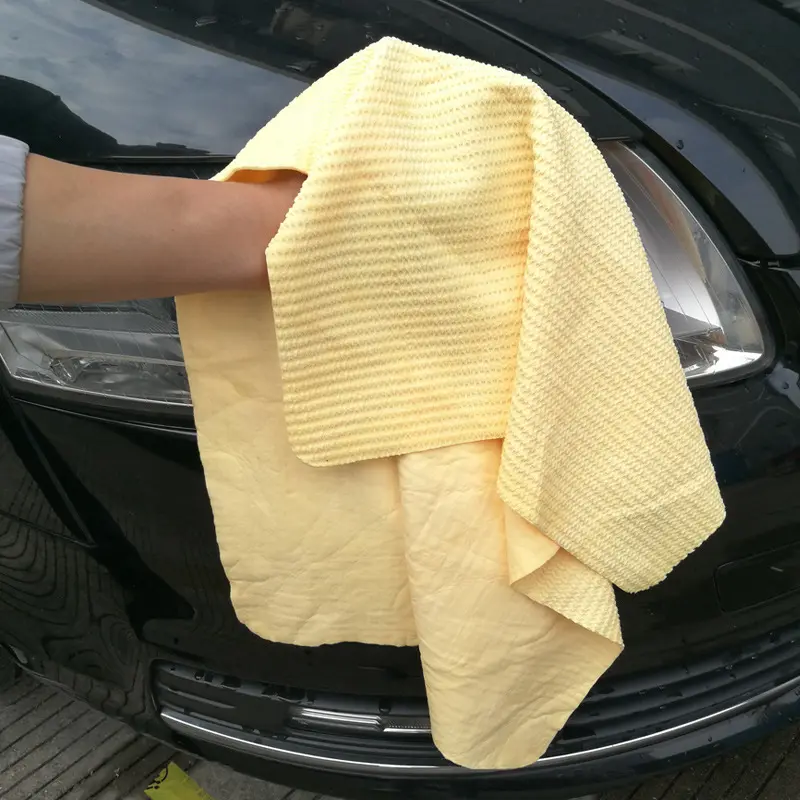 Gamuza sintética de lavado de coches de limpieza superabsorbente Toalla de Pva 3D Paño absorbente húmedo ecológico