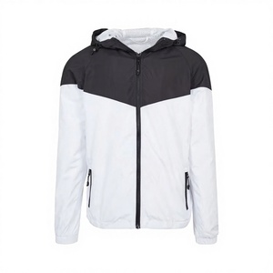 High Quality Custom Design Autumn Men's Safari <b>Jacket</b> Waterproof Hooded Eco-Friendly Stand Collar Zipper Lace Casual Sport - Product Image 2