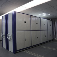Étagère d'archives métallique personnalisée, mobilier de bureau commercial moderne, optimisation de l'espace, classeur mobile, couleurs variées