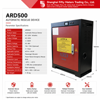 Dispositif de sauvetage automatique pour ascenseur ARD500, système d'alimentation de secours par batterie d'urgence pour ascenseur de passagers