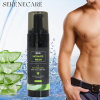 SereneCare Private Label 150ml Pelembap Alami Berbasis Tumbuhan Bebas Alkohol Ramah Lingkungan Biodegradable Mudah Dibawa untuk Perjalanan Pria