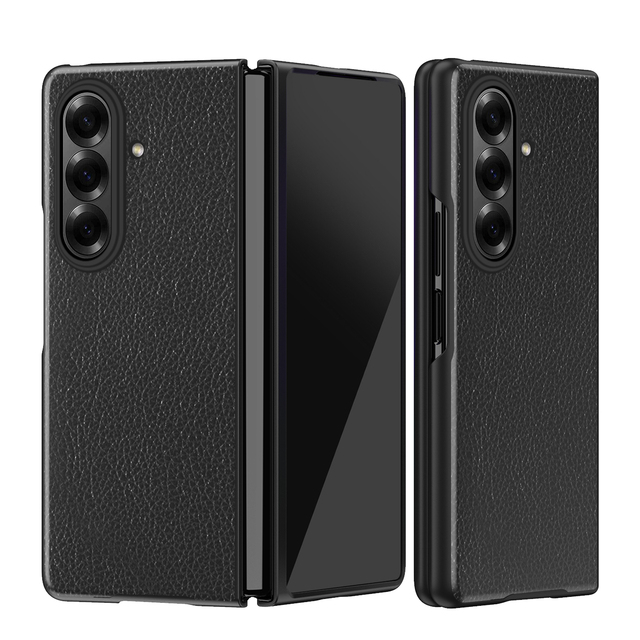 New Design PU+Leather Protective Shell Foldable Shockproof Mobile Phone Case for for Z Fold/Flip 3/4/5/6/7 for