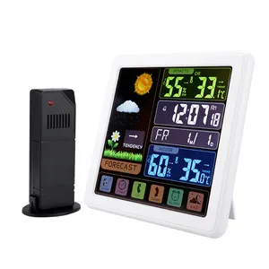 出售家用和室内显示器野营无线液晶室内外便携式气象站时钟，带传感器站
