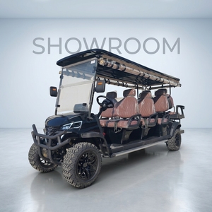 Voiture de golf à essence 4 roues et 4 temps Tarion, fabriquée en Chine, 7-8 places, véhicule tout-terrain pour l'observation des paysages, pour hôtel, vitesse maximale de 45 km/h - Product Image 1