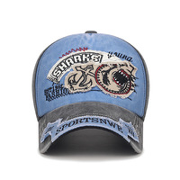 Gorra de Béisbol Retro Desgastada de Cuatro Estaciones para Hombre y Mujer, con Parches Bordados a la Moda, Ajustable