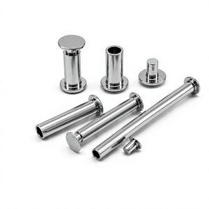 Rivet aveugle semi-tubulaire à tête plate et ronde en acier inoxydable 304, forgé à froid, usinage CNC personnalisé - Product Image 1