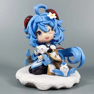 Figurines d'action de jeux chinois, collection de modèles, jouets <span class=keywords><strong>Hu</strong></span> <span class=keywords><strong>Tao</strong></span> Yae Miko Ganyu, version Q de dessin animé, manga, <span class=keywords><strong>figurine</strong></span> en PVC, anime - Product Image 2