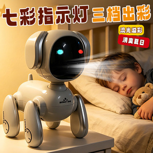 Rebot Cute Robot Fan <b>USB</b> Charging Plastic Desk Fan With <b>Led</b> <b>Lights</b> Three Speeds - Product Image 4