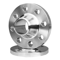 Acier inoxydable 304 DN400 Cou de soudure aveugle en acier au carbone Bride filetée forgée Corrosion de surface polie standard ANSI
