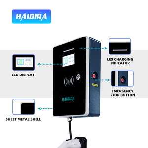 Borne de Recharge Murale HAIDIRA pour Véhicules Électriques (VE) 7KW 11KW 22KW AC – Stations de Recharge Domestiques et Publiques – Excellent <span class=keywords><strong>Prix</strong></span> – État Neuf – Type 2 - Product Image 3