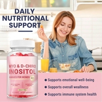 VitaSpring Myo Inositol Chiro Inositol Gummies Multivitamines Complément Alimentaire pour la Santé des Femmes Améliore l'Immunité Gummies Myo Inositol