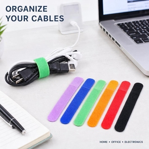 Attache-câble en plastique auto-adhésif et auto-bloquant de haute qualité, largeur 12 mm, écologique, réutilisable, résistant à la chaleur - Product Image 5