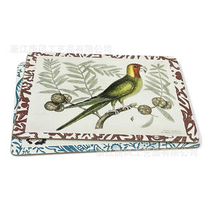 Set de table carré en liège personnalisé Tangfeng, antidérapant, isolant thermique, pour vaisselle occidentale, design en panneau MDF écologique TW6523 - Product Image 3