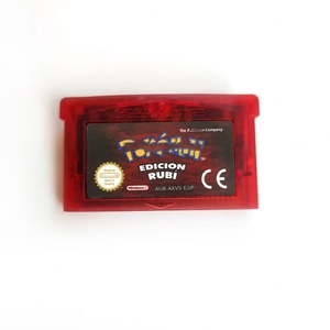 Sapphire Glitter Label LeafGreen Emerald FireRed Ruby 32 Bit Console Card <b>Games</b> Cartridge for GBA - Product Image 4